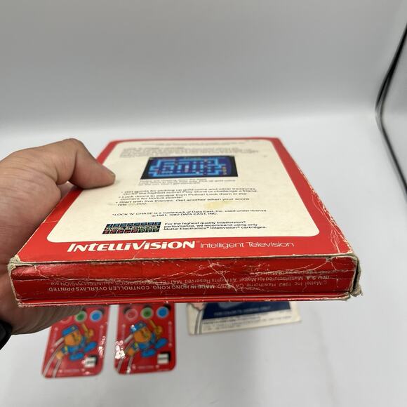 Lock 'N' Chase (Intellivision, 1982) - Complete In Box - Picture 9 of 9